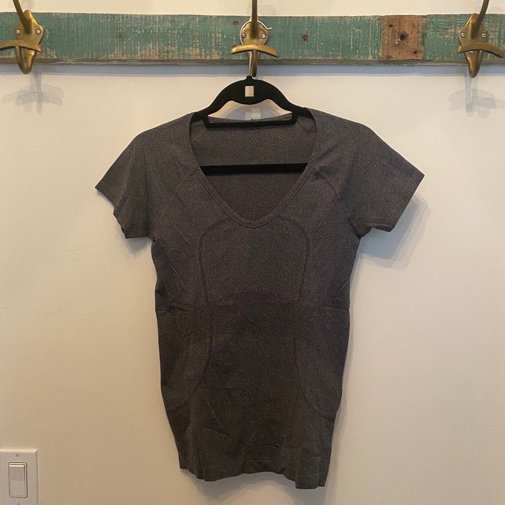 Lululemon Gray Athletic T-shirt